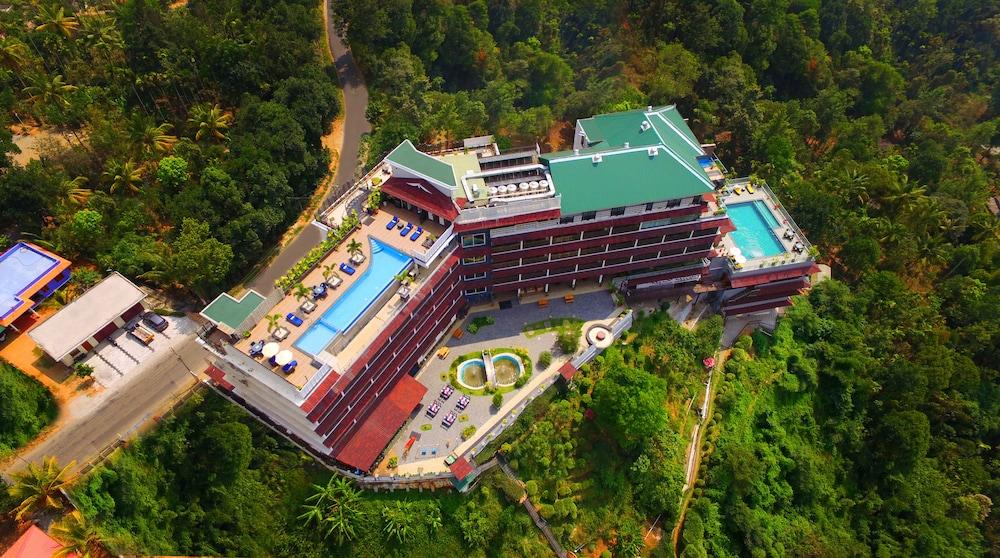 The Panoramic Getaway Hotel Munnar Exterior photo Aerial view of the hotel